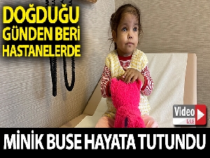 Minik Buse kadavra böbreği ile hayata tutundu