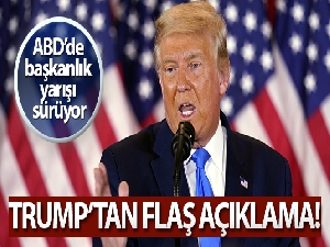 Trump: Bu seçimi kazandım'