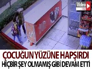 Maskesiz genç öğrencinin yüzüne hapşırdı, hiçbir şey olmamış gibi yoluna devam etti