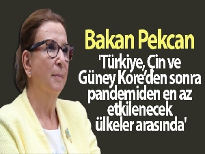 Bakan Pekcan: 'Türkiye, Çin ve Güney Kore'den sonra 2020'de pandemiden en az etkilenecek ülkeler arasında'
