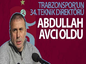 Abdullah Avcı, Trabzonspor'un 34. teknik direktörü oldu
