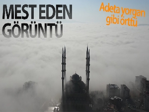 Sis altındaki Kahramanmaraş'tan kartpostallık görüntüler