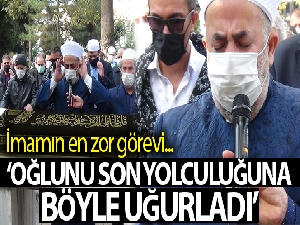 İmamın gözyaşlarıyla en zor görevi...