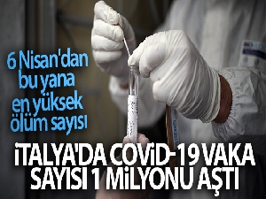İtalya'da Covid-19 vaka sayısı 1 milyonu aştı