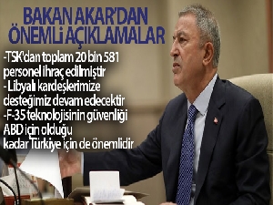Bakan Akar'dan önemli açıklamalar!