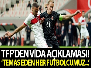 TFF'den Vida açıklaması