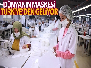 Dünyanın maskesi Türkiye'den gidiyor