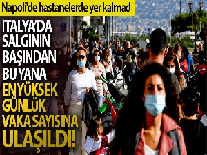 İtalya'da son 24 saatte 40 bin 902 yeni vaka!