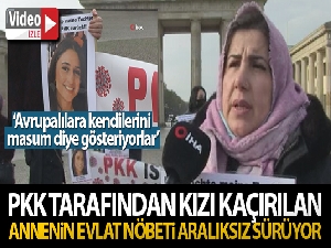 PKK tarafından kızı kaçırılan annenin evlat nöbeti aralıksız sürüyor