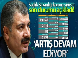 Son 24 saatte korona virüsten 92 kişi hayatını kaybetti