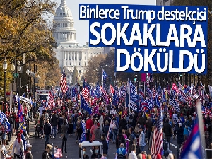 ABD'de binlerce Trump destekçisi sokaklara döküldü