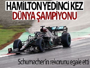 Lewis Hamilton, İstanbul'da şampiyonluğunu ilan etti