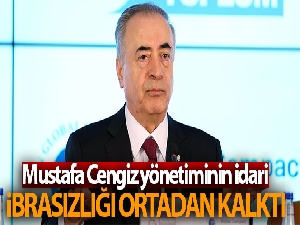 Galatasaray'da Mustafa Cengiz yönetiminin idari ibrasızlığı ortadan kalktı