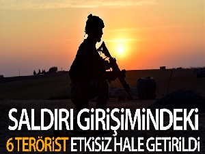 Barış Pınarı bölgesinde 6 PKK/YPG'li terörist etkisiz hale getirildi