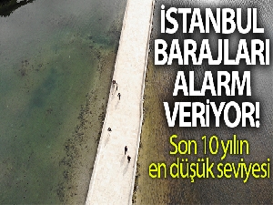İstanbul barajlarındaki su kalitesi alarm veriyor