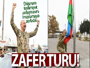Azerbaycan Cumhurbaşkanı İlham Aliyev Fuzuli ve Cebrayıl bölgelerini ziyaret etti