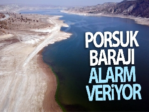 Porsuk Barajı alarm veriyor