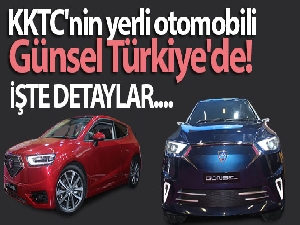 Yavru vatanın milli arabası Günsel ana vatanda