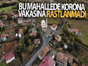 Samsun'da bu mahallede korona vakasına rastlanmadı