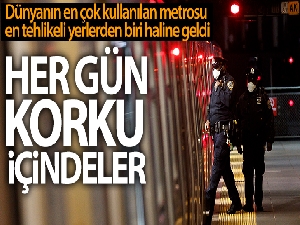 New York Metrosu'nda yolcular her gün korku içinde