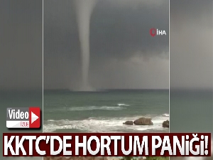 KKTC'de hortum paniği