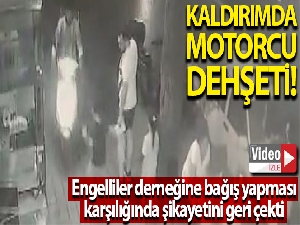 Kaldırımda motorcu dehşeti: 6 yaşındaki çocuk ezilmekten son anda kurtuldu