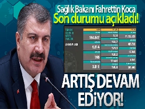 Son 24 saatte korona virüsten 168 kişi hayatını kaybetti