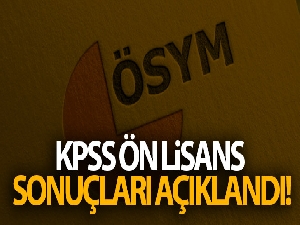 KPSS Ön Lisans sonuçları açıklandı!