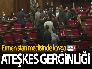 Ermenistan Meclisinde sert tartışma