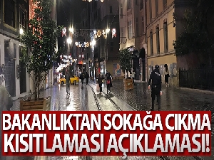 Hafta sonu sokağa çıkma kısıtlaması