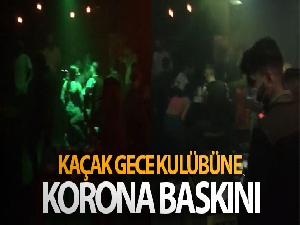 Beyoğlu'nda tedbirleri hiçe sayan kaçak gece kulübüne korona baskını