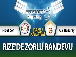Rizespor Galatasaray Canlı Anlatım