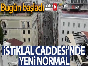 İstiklal Caddesi'ne 7 bin kişi sınırlaması resmen başladı