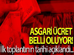 Asgari Ücret Tespit Komisyonu'nun ilk toplantısı yarın gerçekleşecek