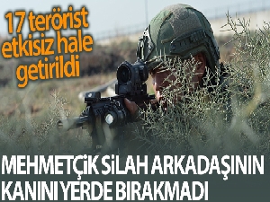 Mehmetçik, silah arkadaşlarının kanını yerde bırakmadı