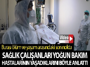 Burası ölümle yaşam arasındaki son nokta