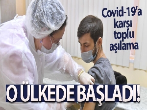 Rusya'da Covid-19'a karşı toplu aşılama başladı