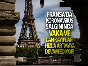 Fransa'da son 24 saatte korona virüsten 366 ölüm