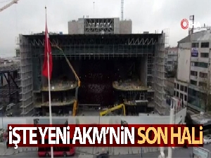 Yeni AKM'nin son hali havadan görüntülendi
