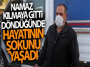 Namaz kılmaya gittiği sırada, kamyonetinden 21 bin lira parası çalındı