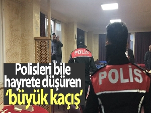 Okey masasında basıldılar ikinci kattan atlayıp düz duvara tırmandılar