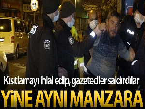 Alkollü yakalandı, ‘alkol kullanmıyorum' diyerek gazetecilere saldırdı