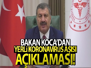 Bakan Koca: 'Aşı geliştirme çalışmalarında 3 aşımız klinik aşamaya gelmiştir'