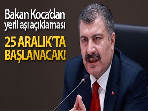 Sağlık Bakanı Koca: '(Korona virüs aşısı) Faz 2 için üretime 3 gün önce başlandı'