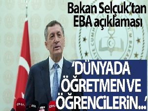 Milli Eğitim Bakanı Selçuk: 'Dünyada öğretmen ve öğrencilerin en fazla kullandığı site EBA'