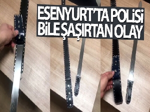 Esenyurt'ta polisi bile şaşırtan olay