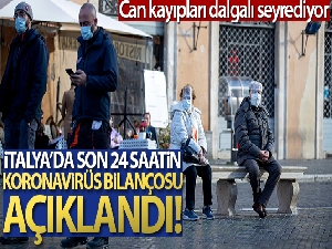 İtalya'da Covid-19'a bağlı can kayıpları dalgalı seyrediyor