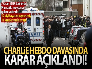 Charlie Hebdo davasında 14 zanlıya ceza yağdı
