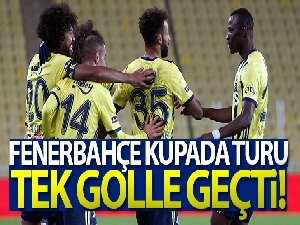 Fenerbahçe kupada turu tek golle geçti!