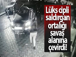 İstanbul'da ortalığın savaş alanına döndüğü silahlı kavga kamerada